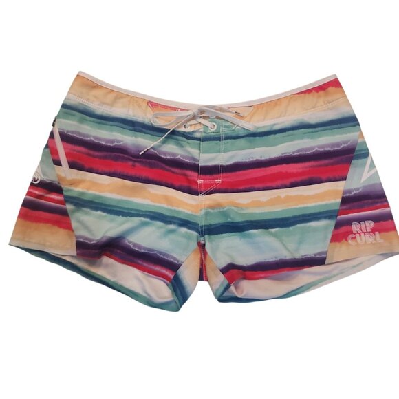 Rip Curl Mirage ES3 Board Shorts Multicolor Stretch Swim Shorts Beach Womens 9 - Picture 1 of 11